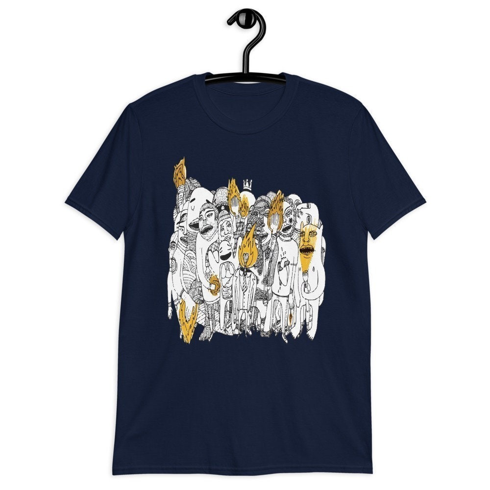 Torches By Foster The People Navy Unisex T-shirt